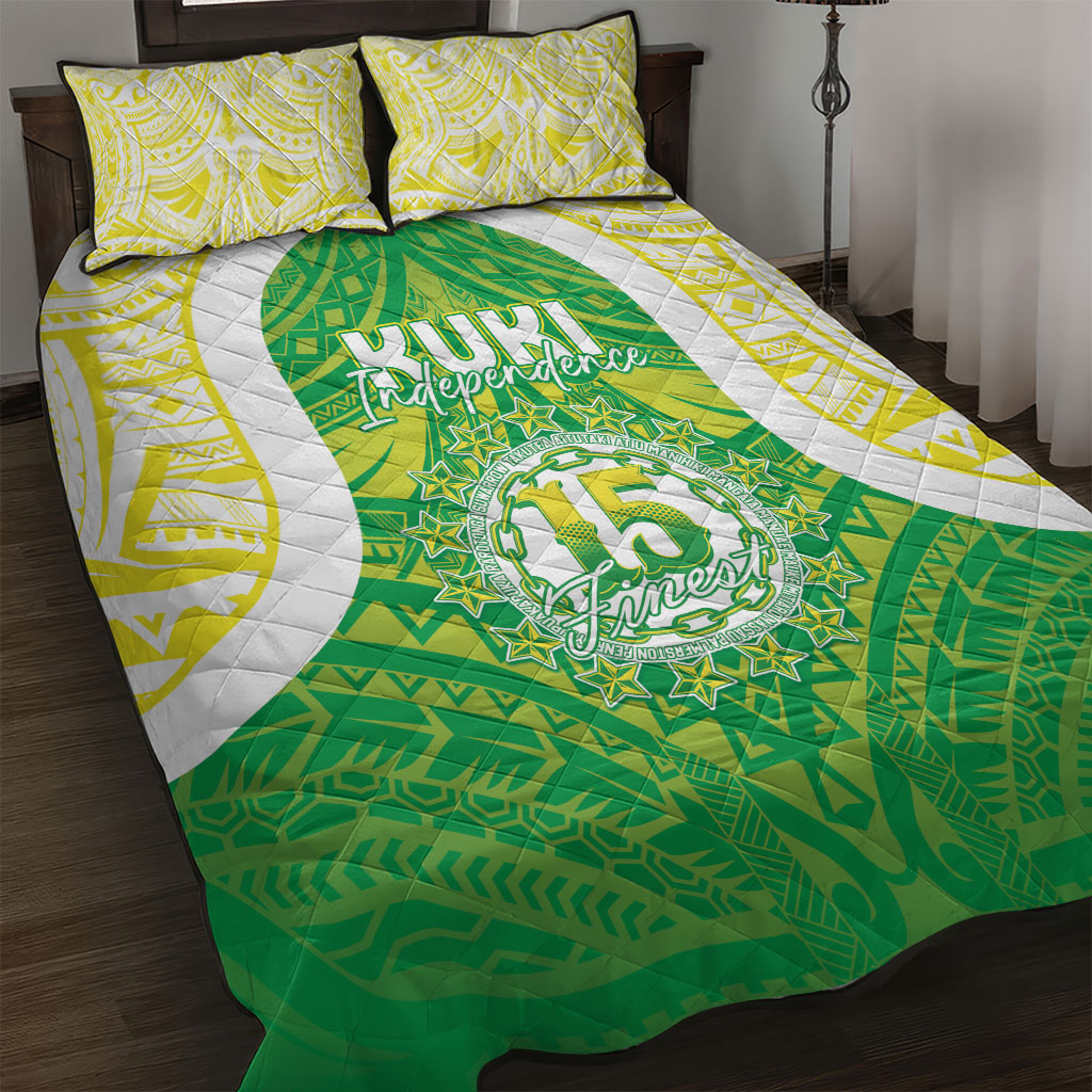 Kuki Independence 2026 Quilt Bed Set Cook Islands 15 Finest Green Version