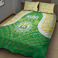 Kuki Independence 2026 Quilt Bed Set Cook Islands 15 Finest Green Version