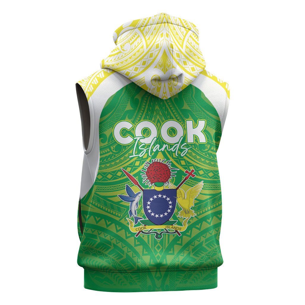 Kuki Independence 2026 Sleeveless Zip Hoodie Cook Islands 15 Finest Green Version