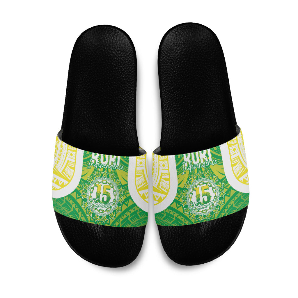 Kuki Independence 2026 Slide Sandals Cook Islands 15 Finest Green Version