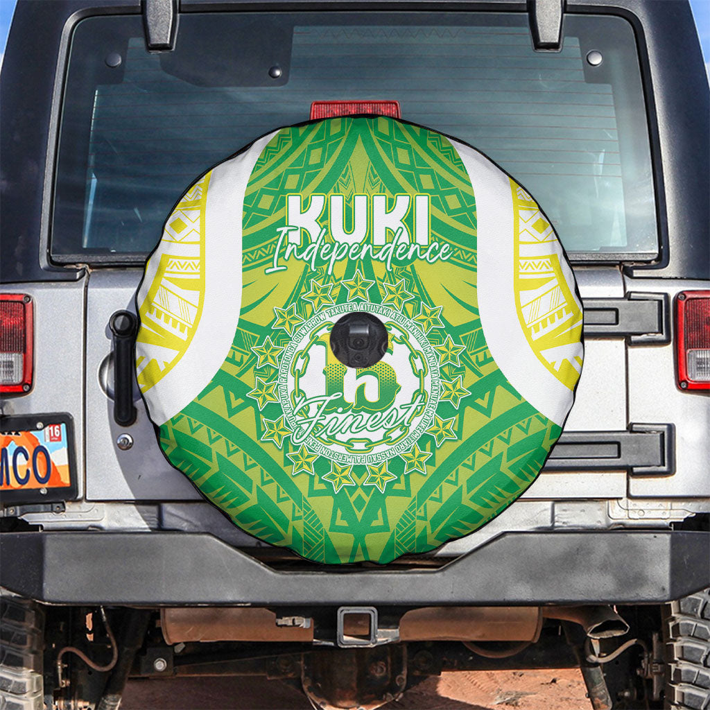 Kuki Independence 2026 Spare Tire Cover Cook Islands 15 Finest Green Version