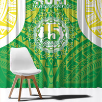 Kuki Independence 2026 Window Curtain Cook Islands 15 Finest Green Version
