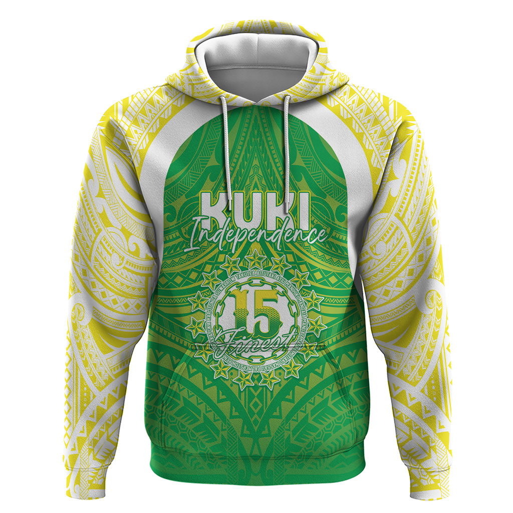 Kuki Independence 2026 Zip Hoodie Cook Islands 15 Finest Green Version