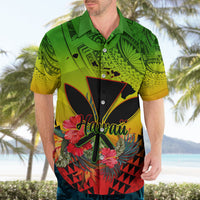 Personalized Hawaii Hawaiian Shirt Kakau Kanaka Maoli With Hibiscus Flowers LT05 - Polynesian Pride