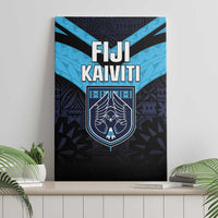 Fiji Kaiviti Rugby Canvas Wall Art Fiji Tapa Pattern