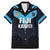 Custom Fiji Kaiviti Rugby Family Matching Mermaid Dress and Hawaiian Shirt Fiji Tapa Pattern