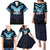 Custom Fiji Kaiviti Rugby Family Matching Puletasi and Hawaiian Shirt Fiji Tapa Pattern