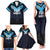 Custom Fiji Kaiviti Rugby Family Matching Tank Maxi Dress and Hawaiian Shirt Fiji Tapa Pattern