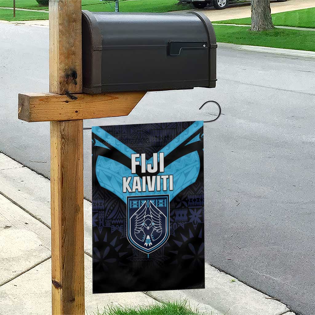 Fiji Kaiviti Rugby Garden Flag Fiji Tapa Pattern