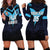 Custom Fiji Kaiviti Rugby Hoodie Dress Fiji Tapa Pattern