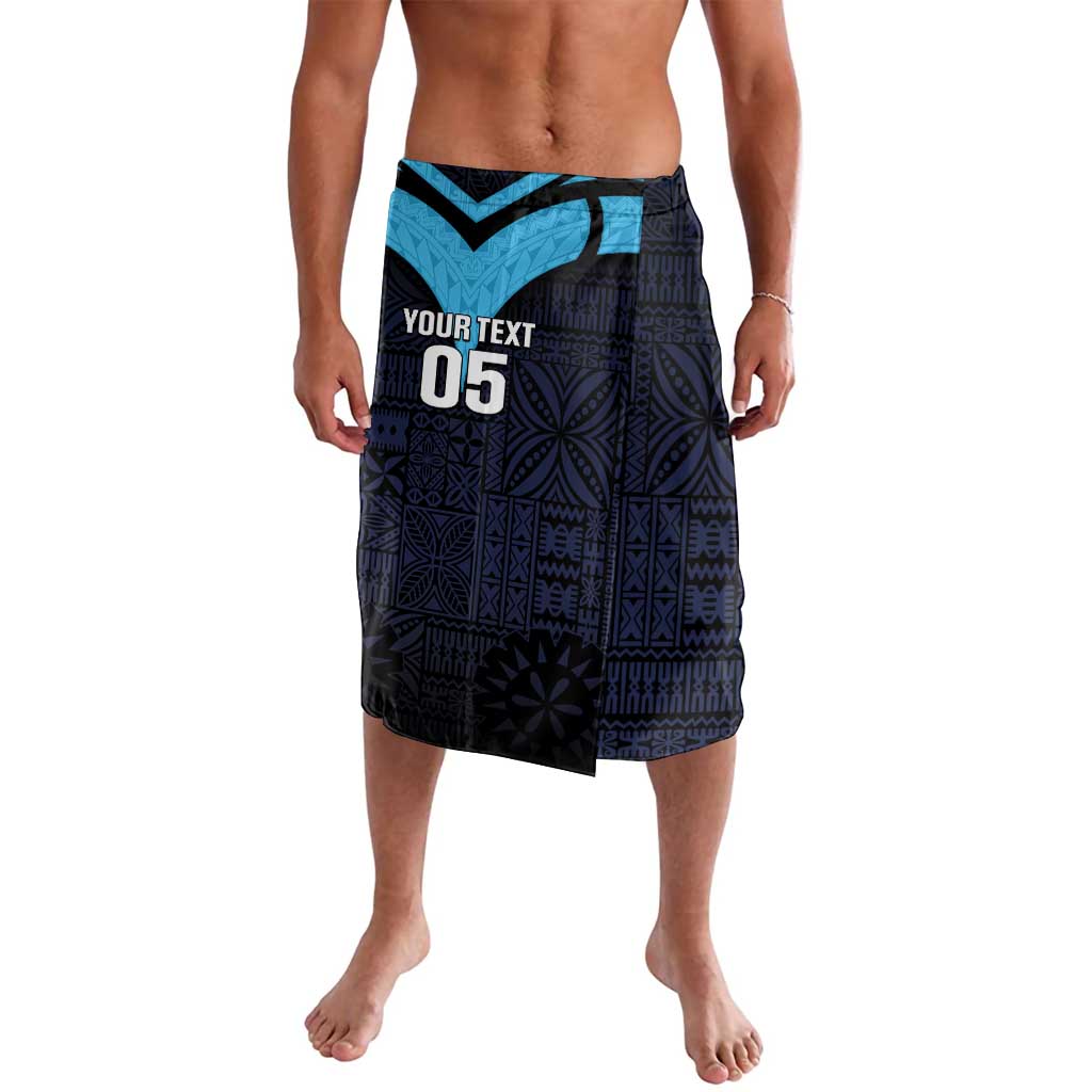 Custom Fiji Kaiviti Rugby Lavalava Fiji Tapa Pattern