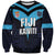 Custom Fiji Kaiviti Rugby Sweatshirt Fiji Tapa Pattern