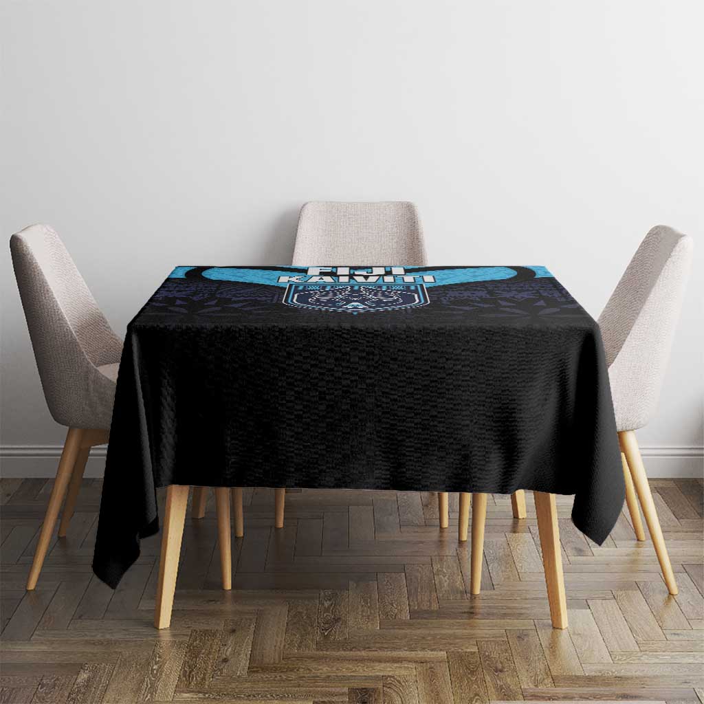Fiji Kaiviti Rugby Tablecloth Fiji Tapa Pattern