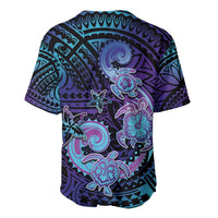 Hawaii Makahiki Turtle Baseball Jersey Spiral Polynesian Tattoo