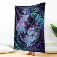 Hawaii Makahiki Turtle Blanket Spiral Polynesian Tattoo LT05 - Polynesian Pride