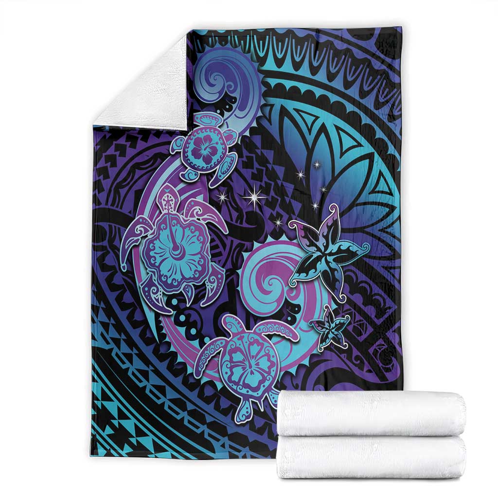 Hawaii Makahiki Turtle Blanket Spiral Polynesian Tattoo LT05 - Polynesian Pride