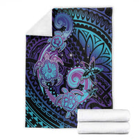 Hawaii Makahiki Turtle Blanket Spiral Polynesian Tattoo LT05 - Polynesian Pride