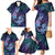 Hawaii Makahiki Turtle Family Matching Mermaid Dress and Hawaiian Shirt Spiral Polynesian Tattoo