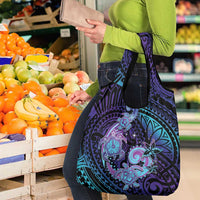 Hawaii Makahiki Turtle Grocery Bag Spiral Polynesian Tattoo LT05 - Polynesian Pride
