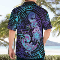 Hawaii Makahiki Turtle Hawaiian Shirt Spiral Polynesian Tattoo LT05 - Polynesian Pride