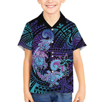 Hawaii Makahiki Turtle Hawaiian Shirt Spiral Polynesian Tattoo LT05 - Polynesian Pride
