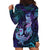 Hawaii Makahiki Turtle Hoodie Dress Spiral Polynesian Tattoo