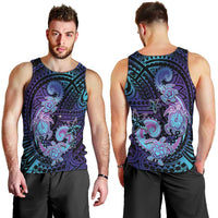 Hawaii Makahiki Turtle Men Tank Top Spiral Polynesian Tattoo LT05 - Polynesian Pride