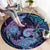 Hawaii Makahiki Turtle Round Carpet Spiral Polynesian Tattoo