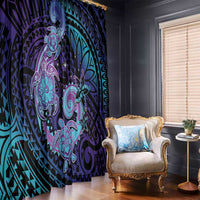 Hawaii Makahiki Turtle Window Curtain Spiral Polynesian Tattoo LT05 - Polynesian Pride