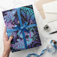 Hawaii Makahiki Turtle Wrapping Paper Spiral Polynesian Tattoo LT05 - Polynesian Pride