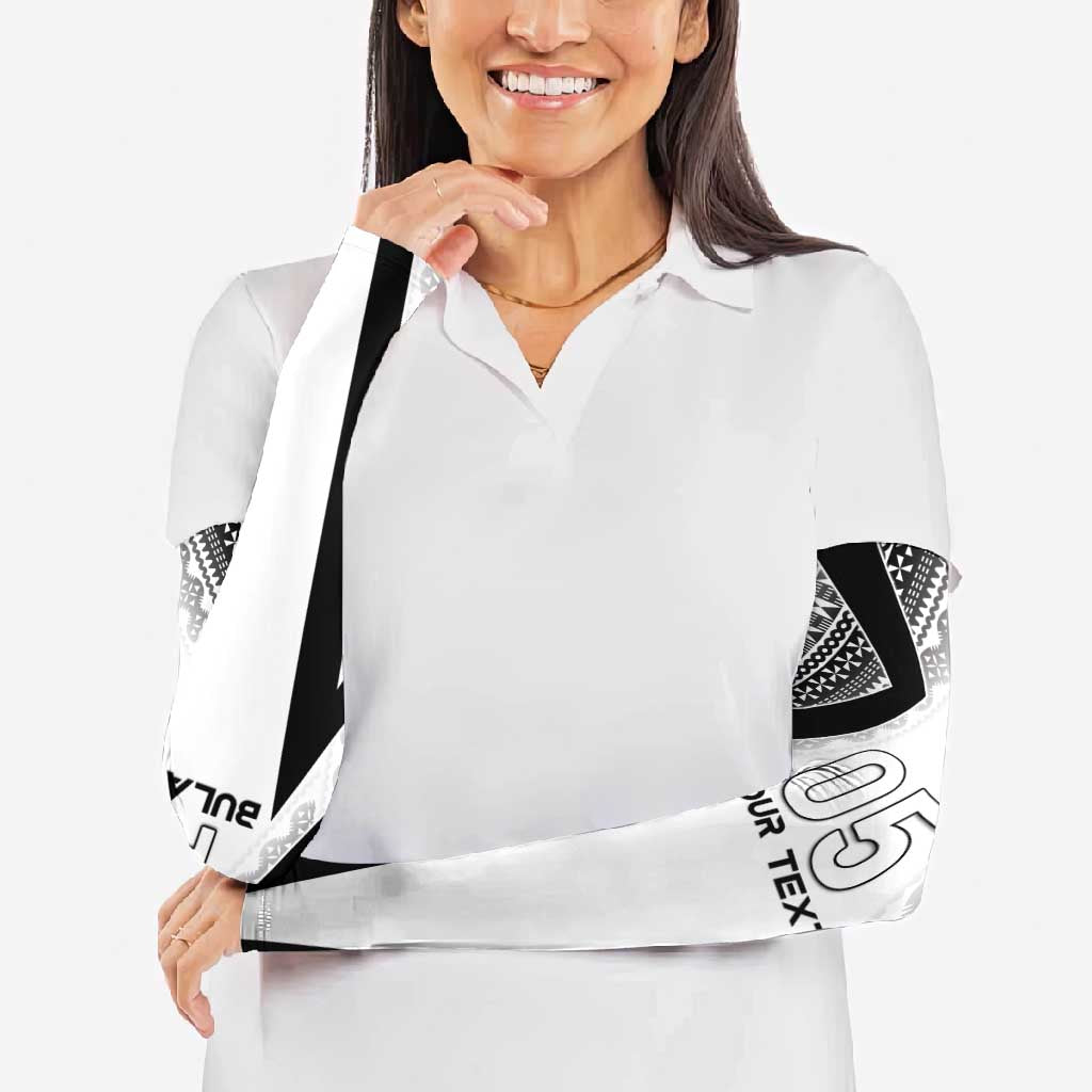 Custom Bula Fiji Football Arm Sleeves Go Champions - Polynesian Pride