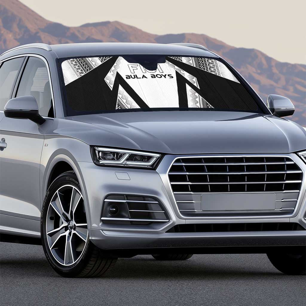 Bula Fiji Football Auto Sun Shade Go Champions - Polynesian Pride