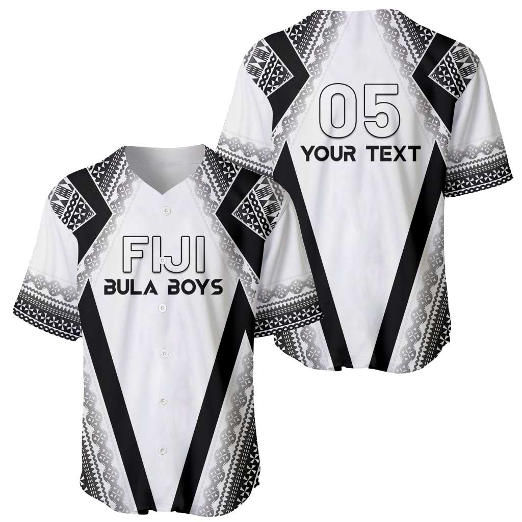 Custom Bula Fiji Football Baseball Jersey Go Champions - Polynesian Pride