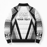Custom Bula Fiji Football Bomber Puffer Jacket Go Champions - Polynesian Pride
