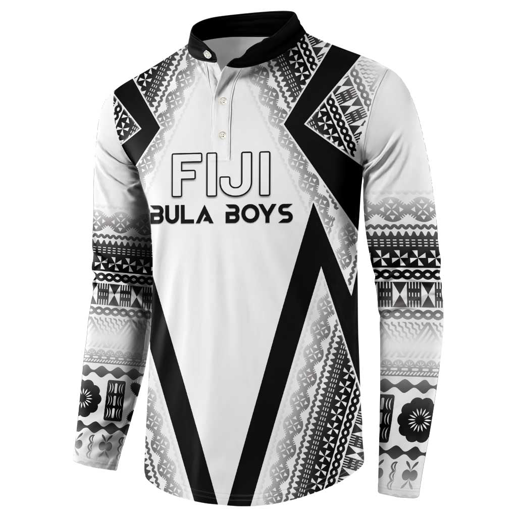 Custom Bula Fiji Football Button Sweatshirt Go Champions - Polynesian Pride