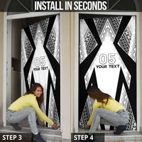 Custom Bula Fiji Football Door Cover Go Champions - Polynesian Pride