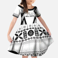 Custom Bula Fiji Football Family Matching Mermaid Dress and Hawaiian Shirt Go Champions - Polynesian Pride