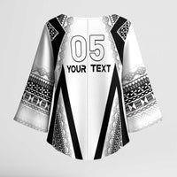 Custom Bula Fiji Football Kimono Sleeve Blouse Go Champions - Polynesian Pride
