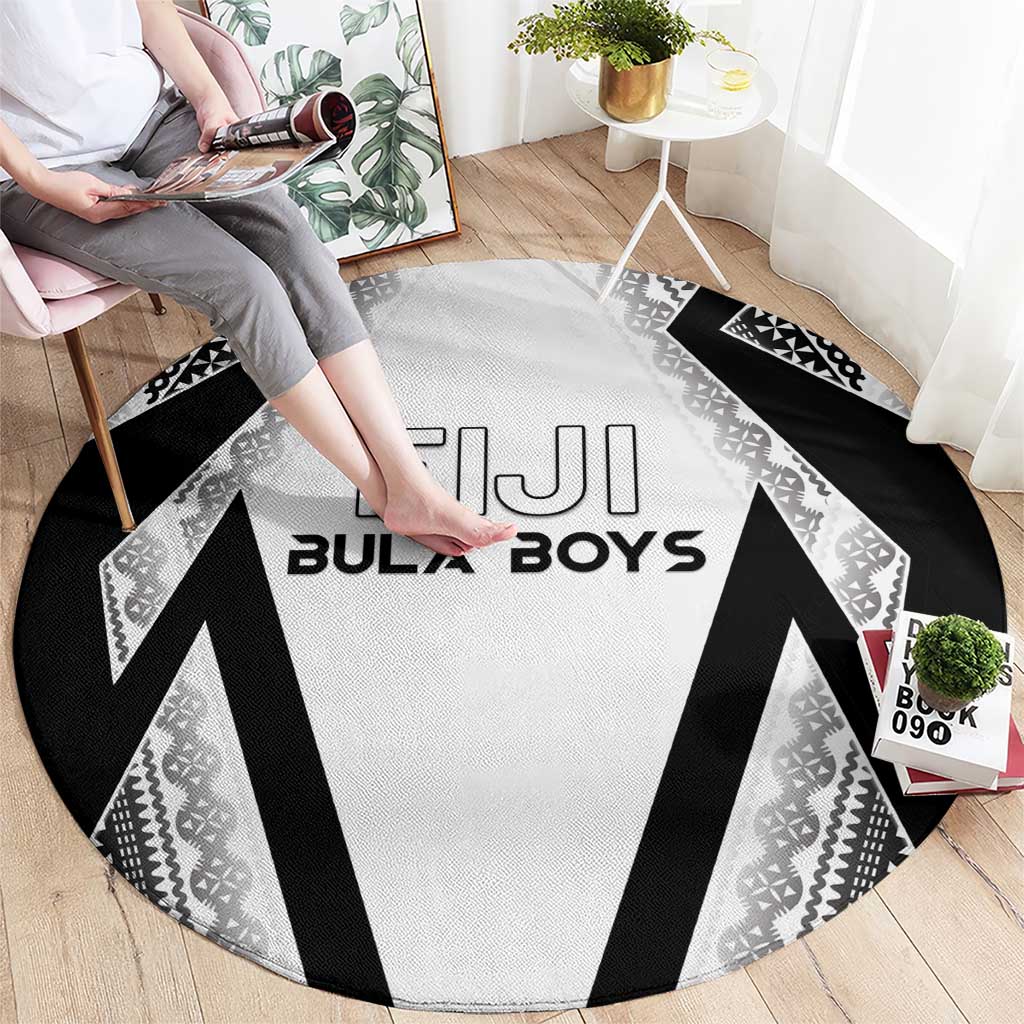 Bula Fiji Football Round Carpet Go Champions - Polynesian Pride