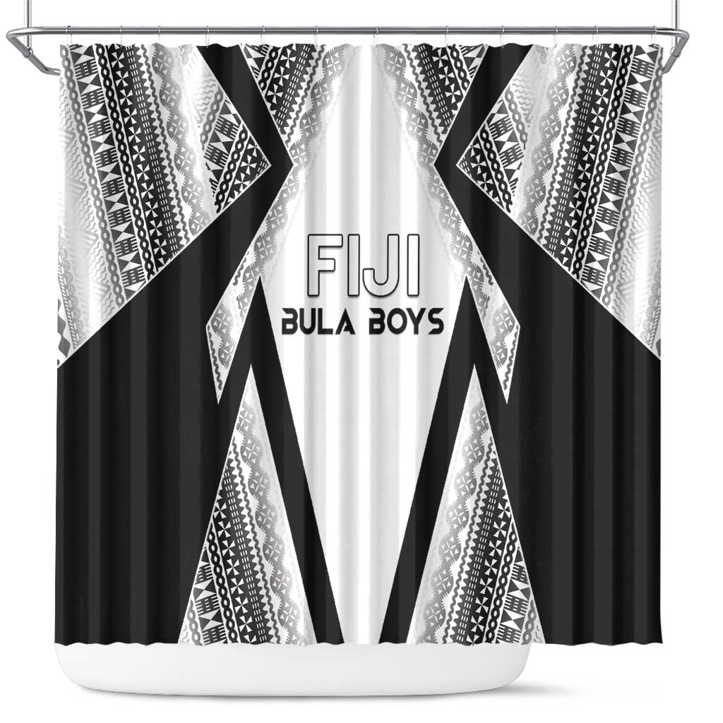 Bula Fiji Football Shower Curtain Go Champions - Polynesian Pride