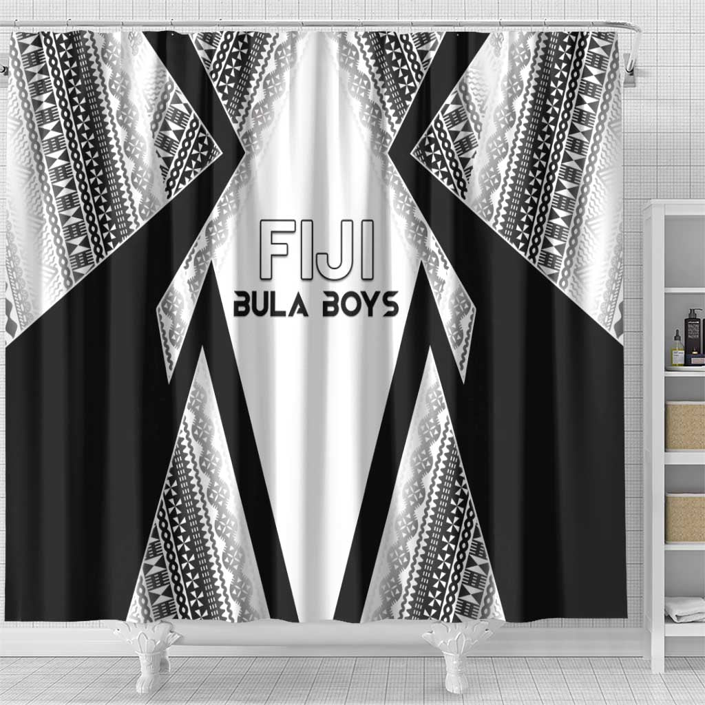 Bula Fiji Football Shower Curtain Go Champions - Polynesian Pride