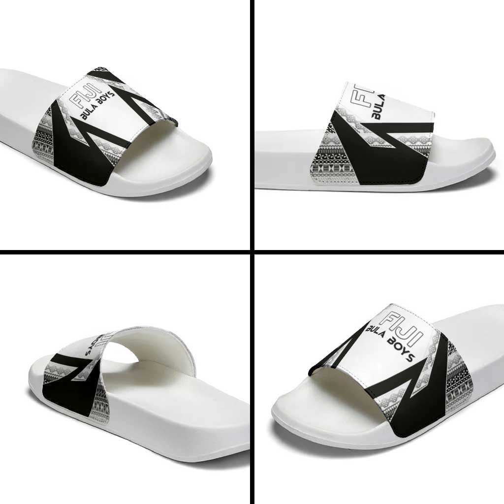 Bula Fiji Football Slide Sandals Go Champions - Polynesian Pride