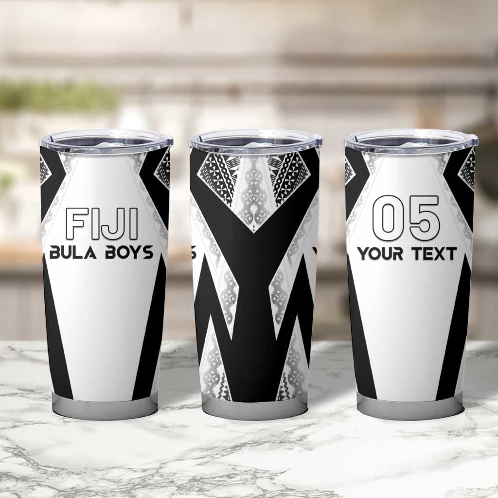 Custom Bula Fiji Football Tumbler Cup Go Champions - Polynesian Pride