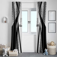 Bula Fiji Football Window Curtain Go Champions - Polynesian Pride