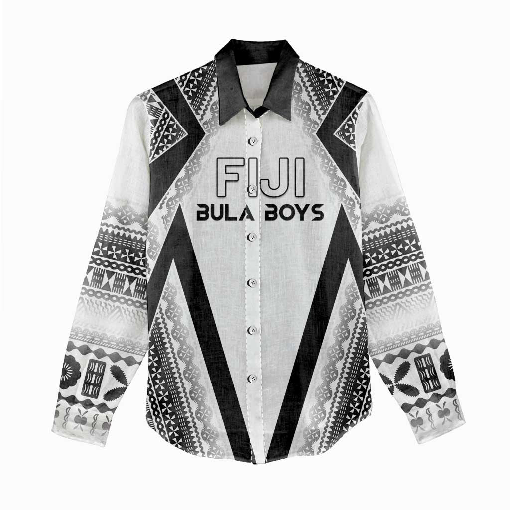 Custom Bula Fiji Football Women Casual Shirt Go Champions - Polynesian Pride