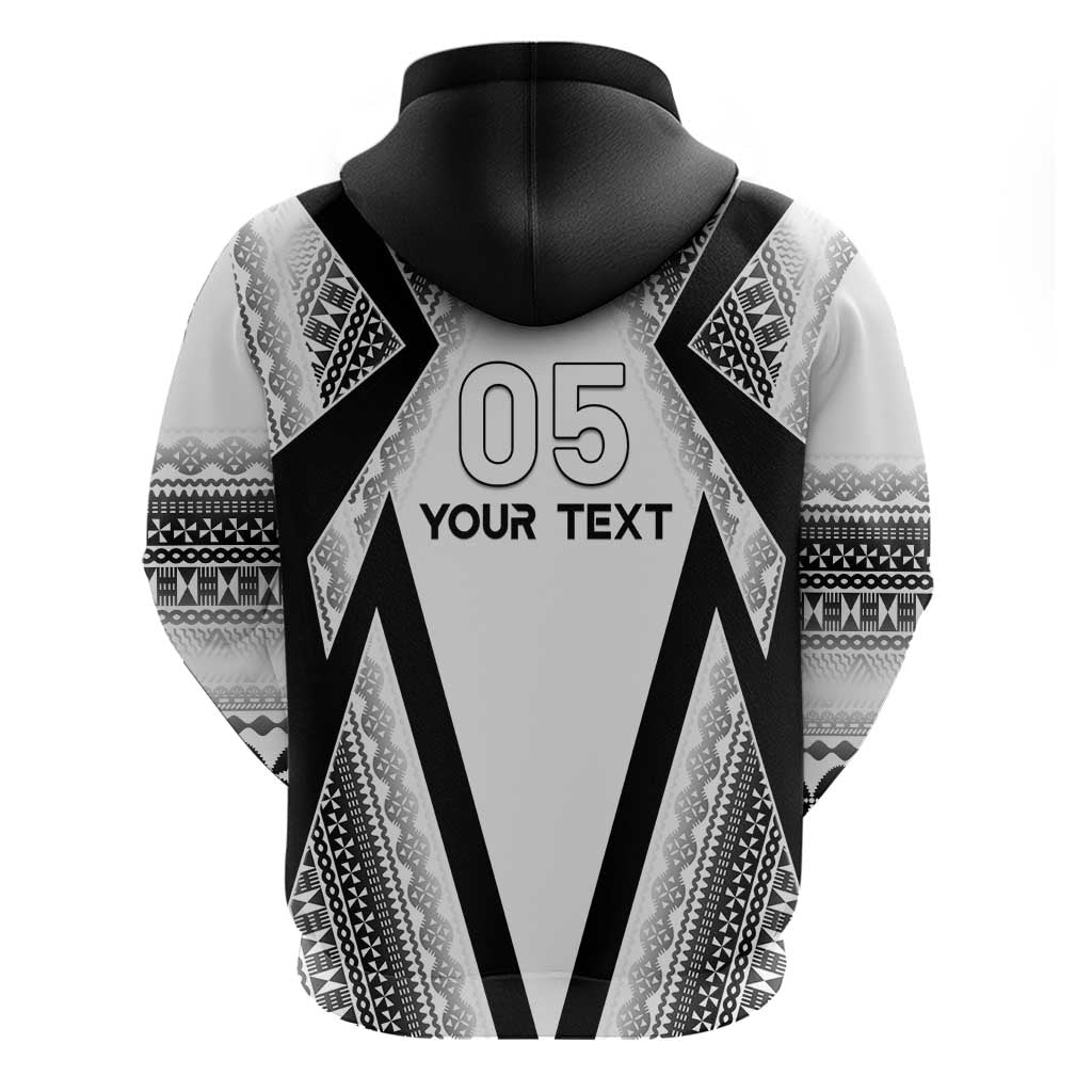 Custom Bula Fiji Football Zip Hoodie Go Champions - Polynesian Pride