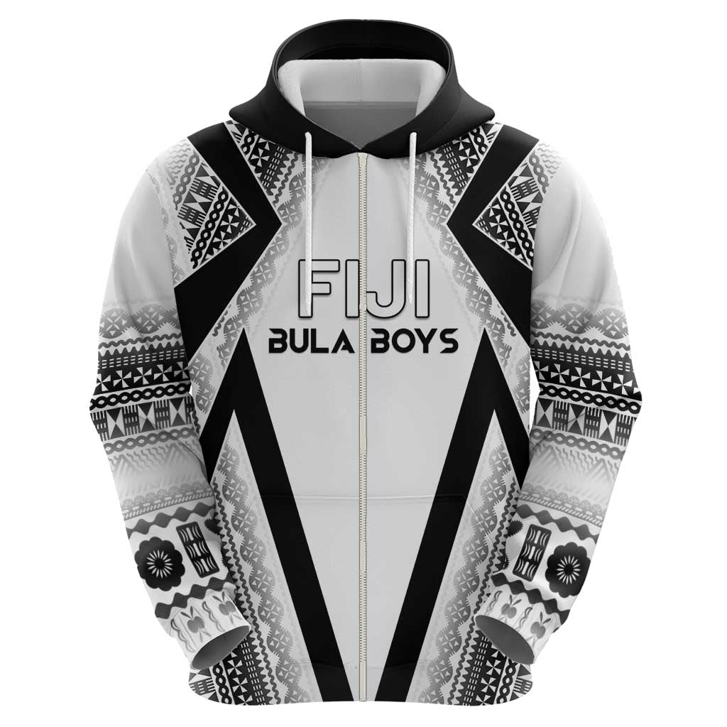 Custom Bula Fiji Football Zip Hoodie Go Champions - Polynesian Pride