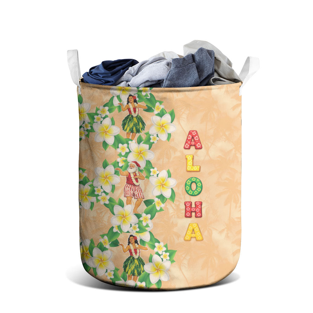 Aloha Hawaii Chilly Christmas Laundry Basket Tropical Vibes LT05 - Polynesian Pride