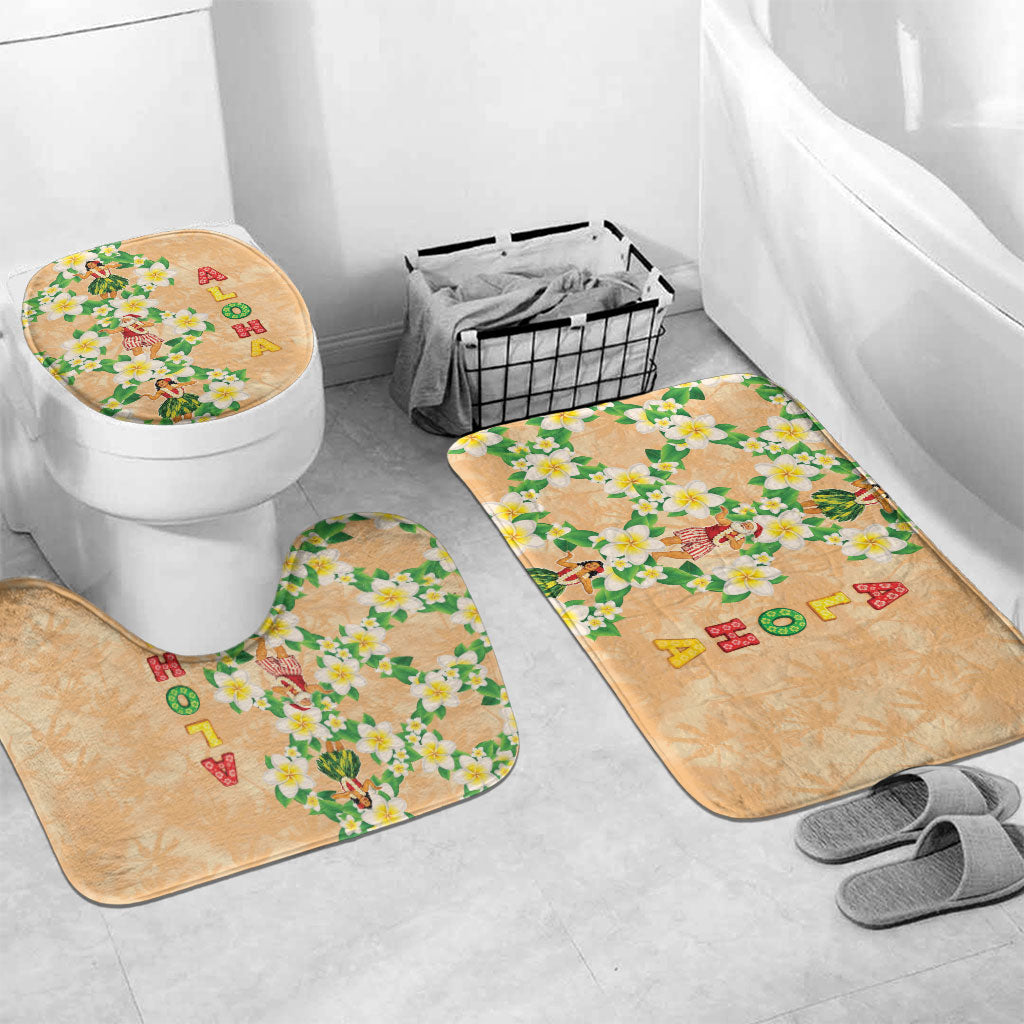 Aloha Hawaii Chilly Christmas Bathroom Set Tropical Vibes LT05 Mat Set Only (3 pcs) One Size Beige - Polynesian Pride