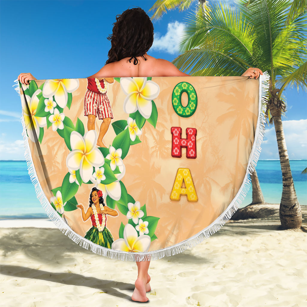 Aloha Hawaii Chilly Christmas Beach Blanket Tropical Vibes LT05 - Polynesian Pride